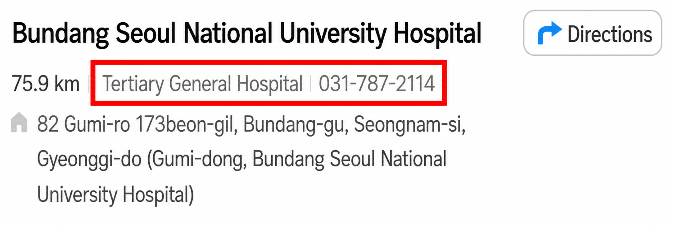 Tertiary General Hospital